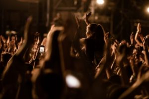 crowd-people-with-raised-arms-having-fun-music-festival-by-night crowd-people-with-raised-arms-having-fun-music-festival-by-night